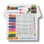 Blister 8 Rotuladores Fabric Color Textil Permanentes Roymart