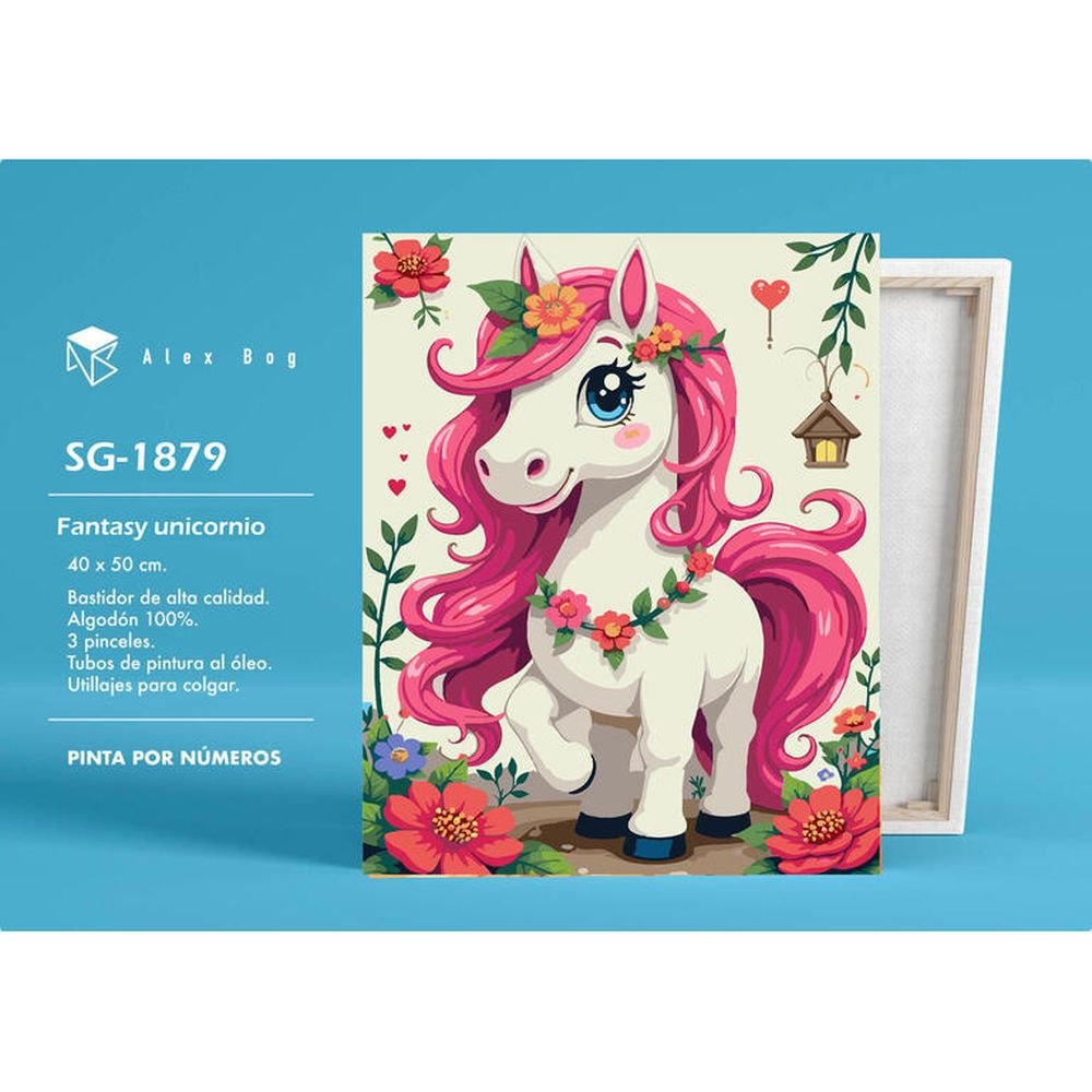 PINTAR POR NUMEROS FANTASY UNICORN | ROYMART | 1 UNIDAD | 8431234197693