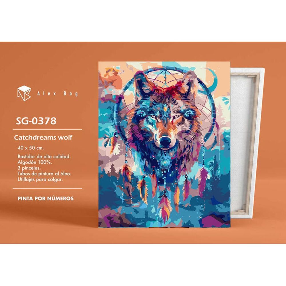 PINTAR POR NUMEROS CATCHDREAMS WOLF | ROYMART | 1 UNIDAD | 8431234197822 Imagen principal del producto