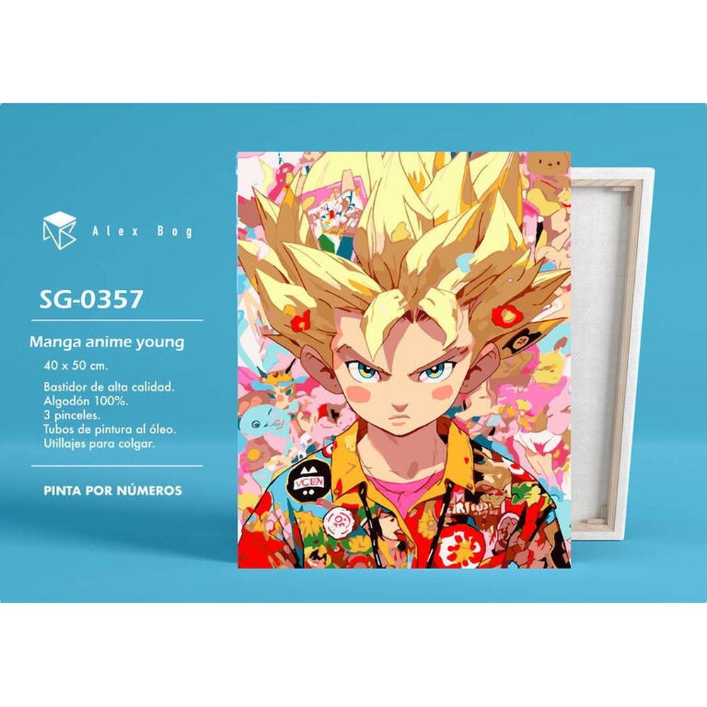 PINTAR POR NUMEROS MANGA ANIME YOUNG | ROYMART | 1 UNIDAD | 8431234197877 Imagen principal del producto