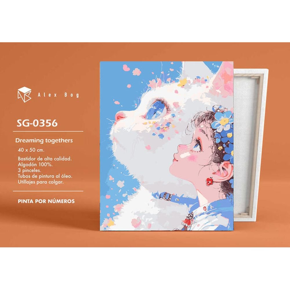 PINTAR POR NUMEROS DREAMING TOGETHERS | ROYMART | 1 UNIDAD | 8431234197914 Imagen principal del producto