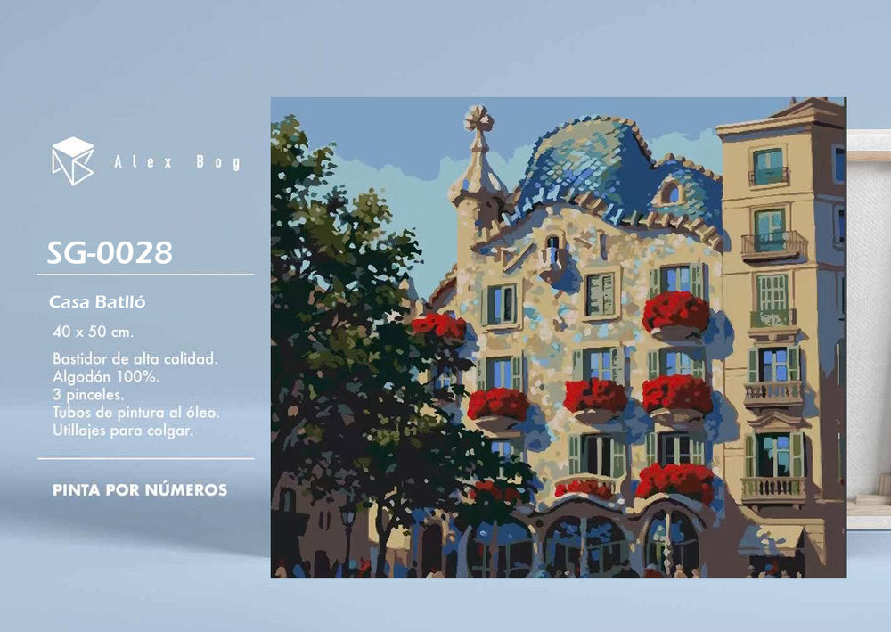 Pintar por Numeros Casa Batllo Roymart