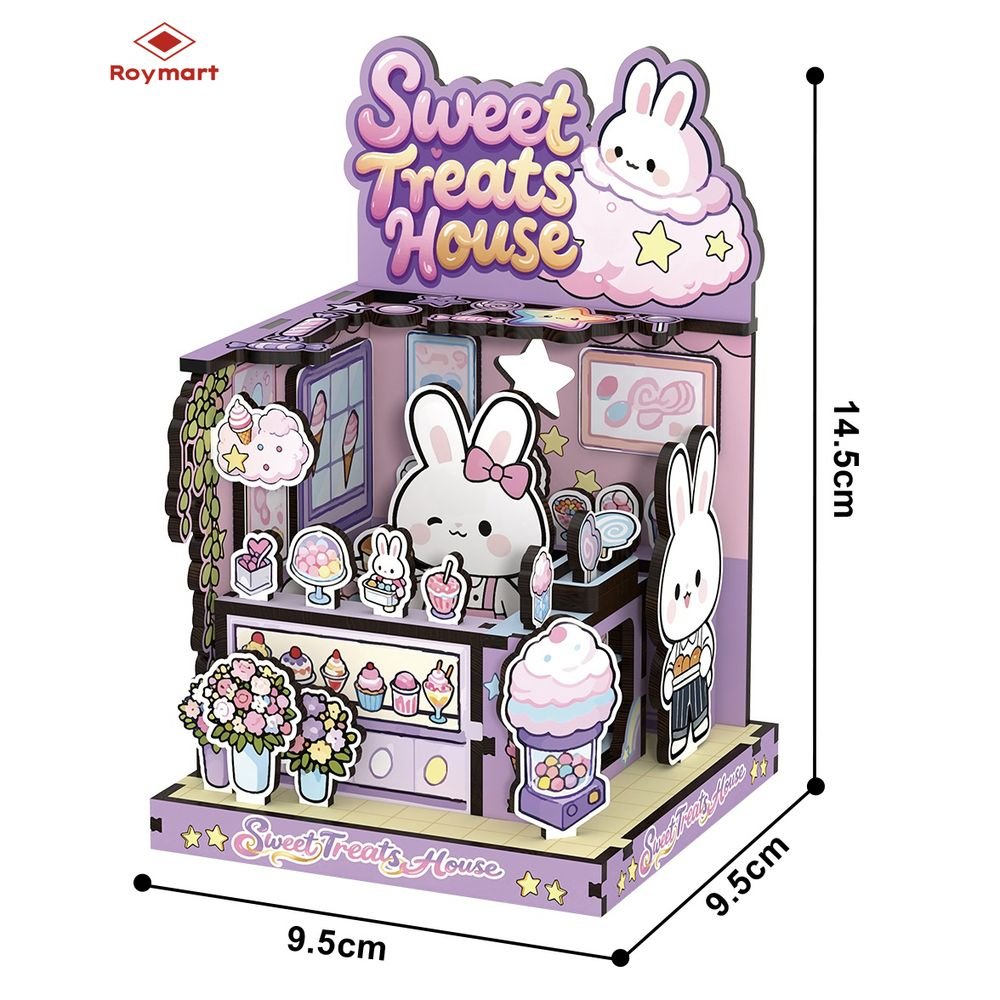 Maqueta madera 57 piezas Sweet Rabbit House Tienda de Dulces ROYMART
