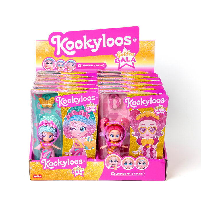 Expositor 12 Muñecas Kookyloos Golden Gala KOOKYLOOS