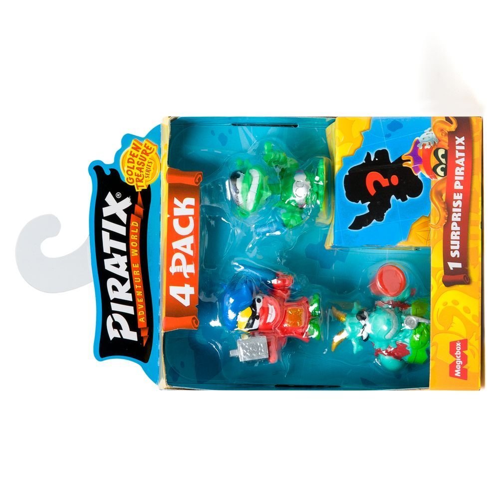 Pack 4 Piratix Golden Treasure Surtido de Juguetes Imagen principal del producto
