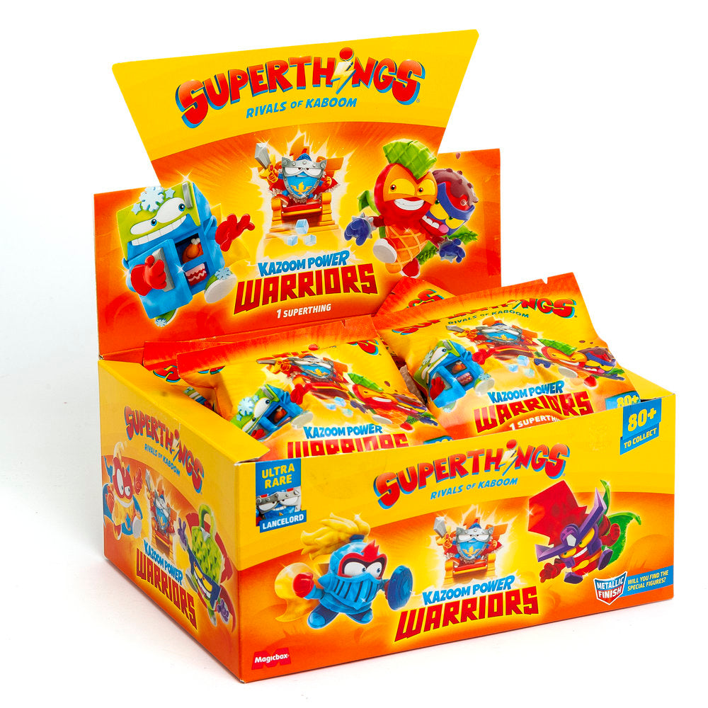 Expositor 25 Superthings Kazoom Power Warriors Pack 1 Unidad Imagen principal del producto