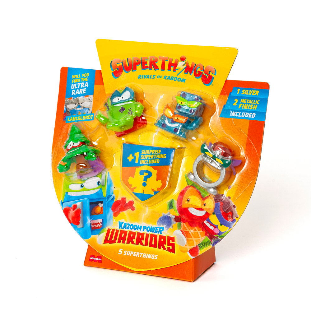Paquete 5 Superthings Kazoom Power Warriors surtido Marca Superthings
