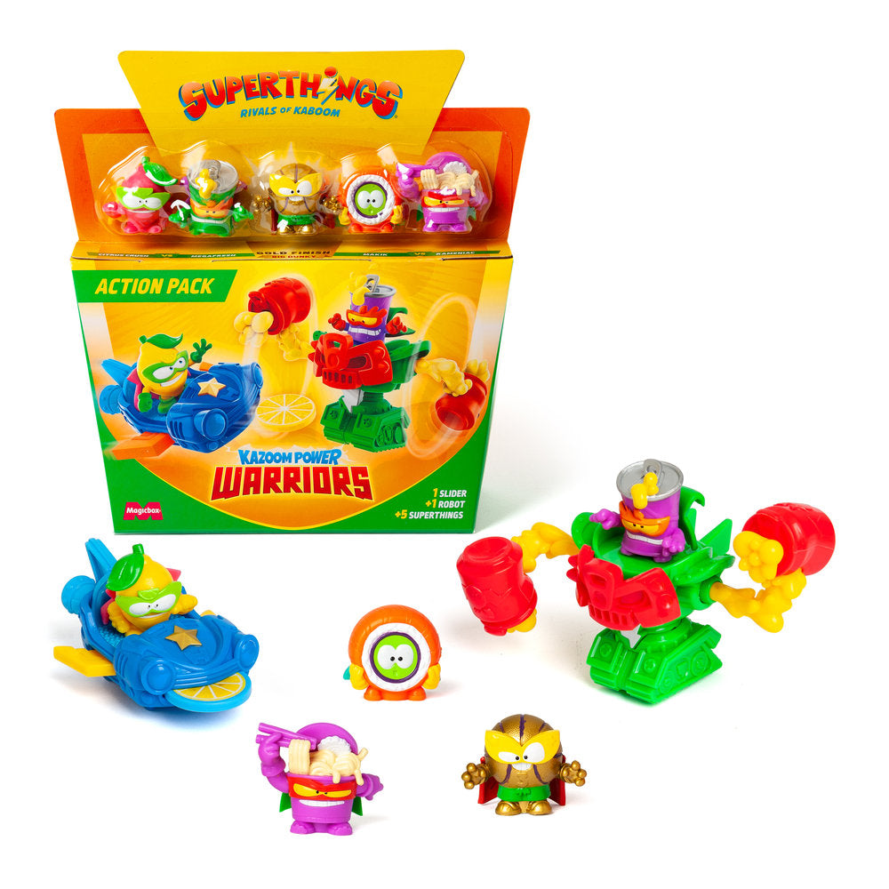 Superthings Action Pack Kazoom Power Warriors surtido marca Superthings