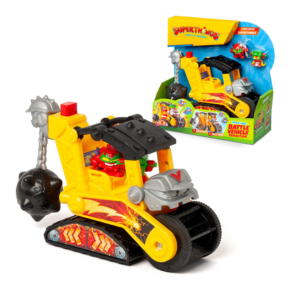 Superthings Kazoom Power Warriors Battle Vehicles Demolition Marca Superthings Imagen principal del producto