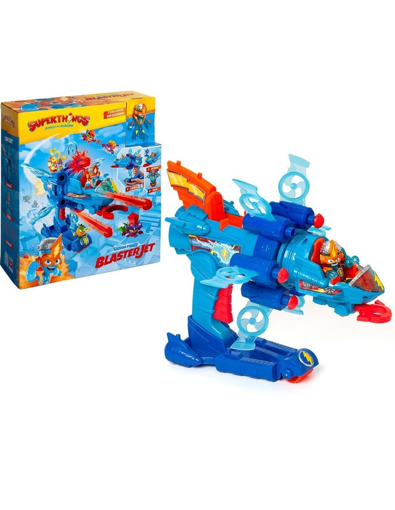 Superthings Kazoom Power Warriors Blaster Jet Imagen principal del producto