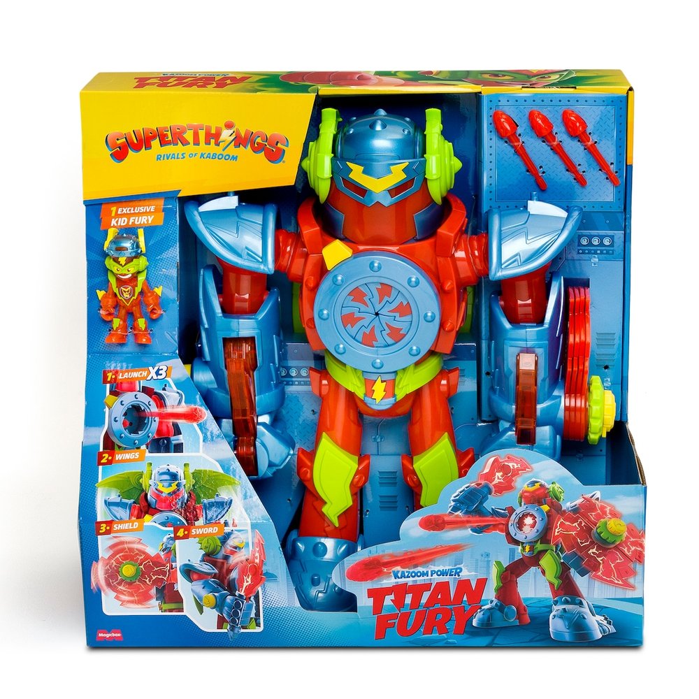 Superthings Kazoom Power Warriors Titan Fury Imagen principal del producto