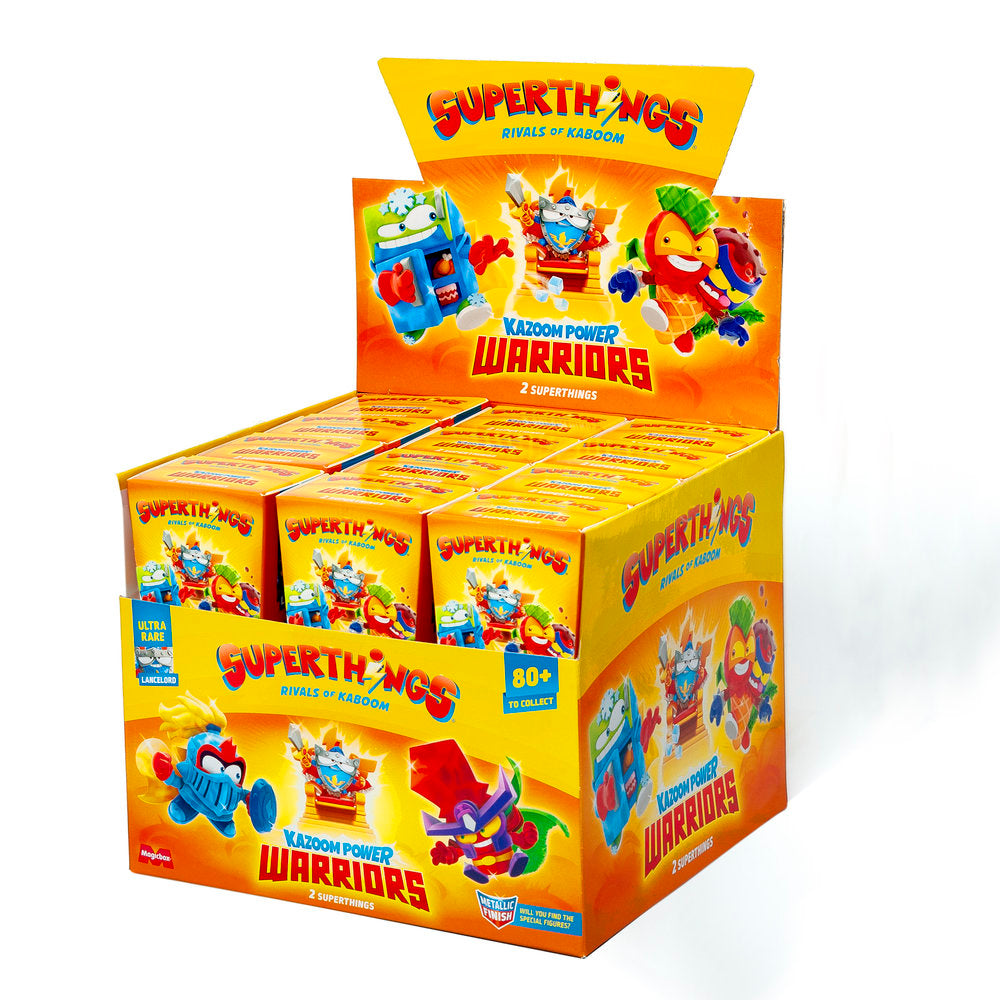 Expositor 24 Superthings Kazoom Power Warriors Two Pack Marca Superthings Imagen principal del producto