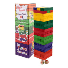 JUEGO LA TORRE TAMAÑO COLORES XL | AQUAMARINE GAMES | 1 UNIDAD | 8432026201093
