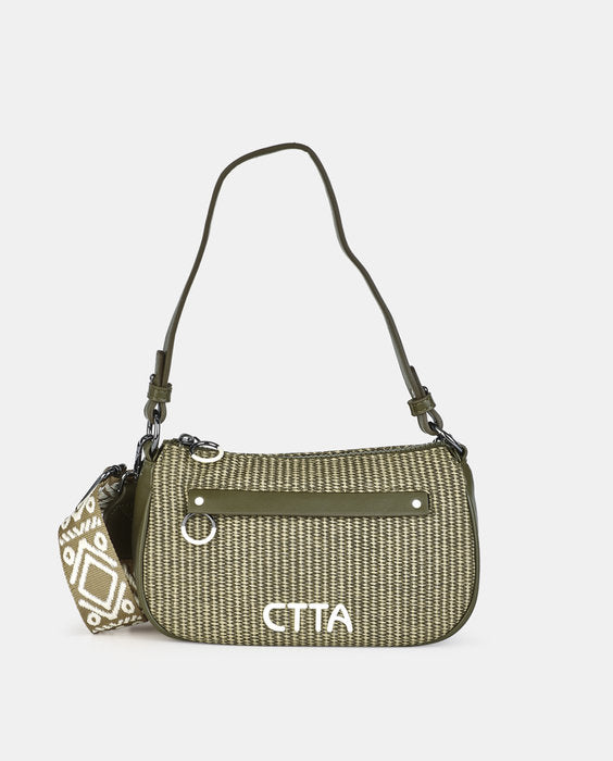 BOLSO BANDOLERA CON ASA HOMBRO FOX VERDE 23 X 14 CM | CAMINATTA | 1 UNIDAD | 8432077122248 Imagen principal del producto