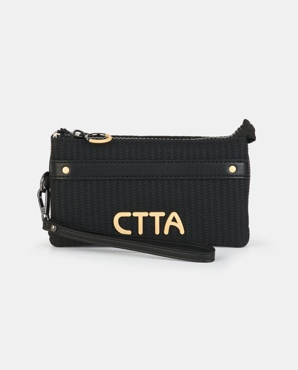 MONEDERO NECESER CON ASA MANO FOX NEGRO 18 X 10 CM | CAMINATTA | 1 UNIDAD | 8432077122491 Imagen principal del producto