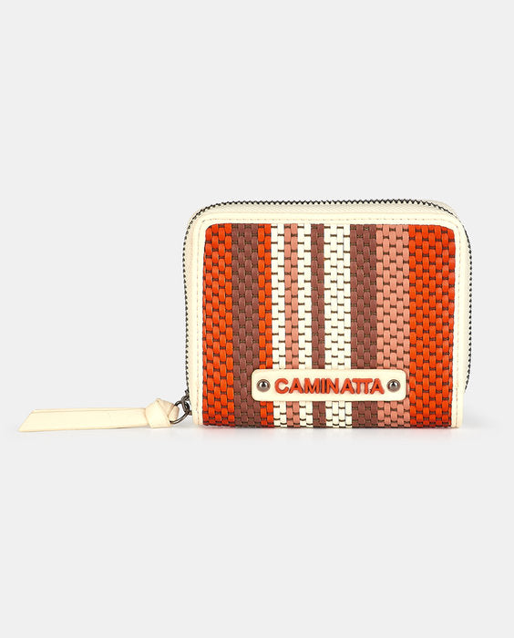 Cartera billetera cuadrada Cumbia Cuero CAMINATTA Imagen principal del producto