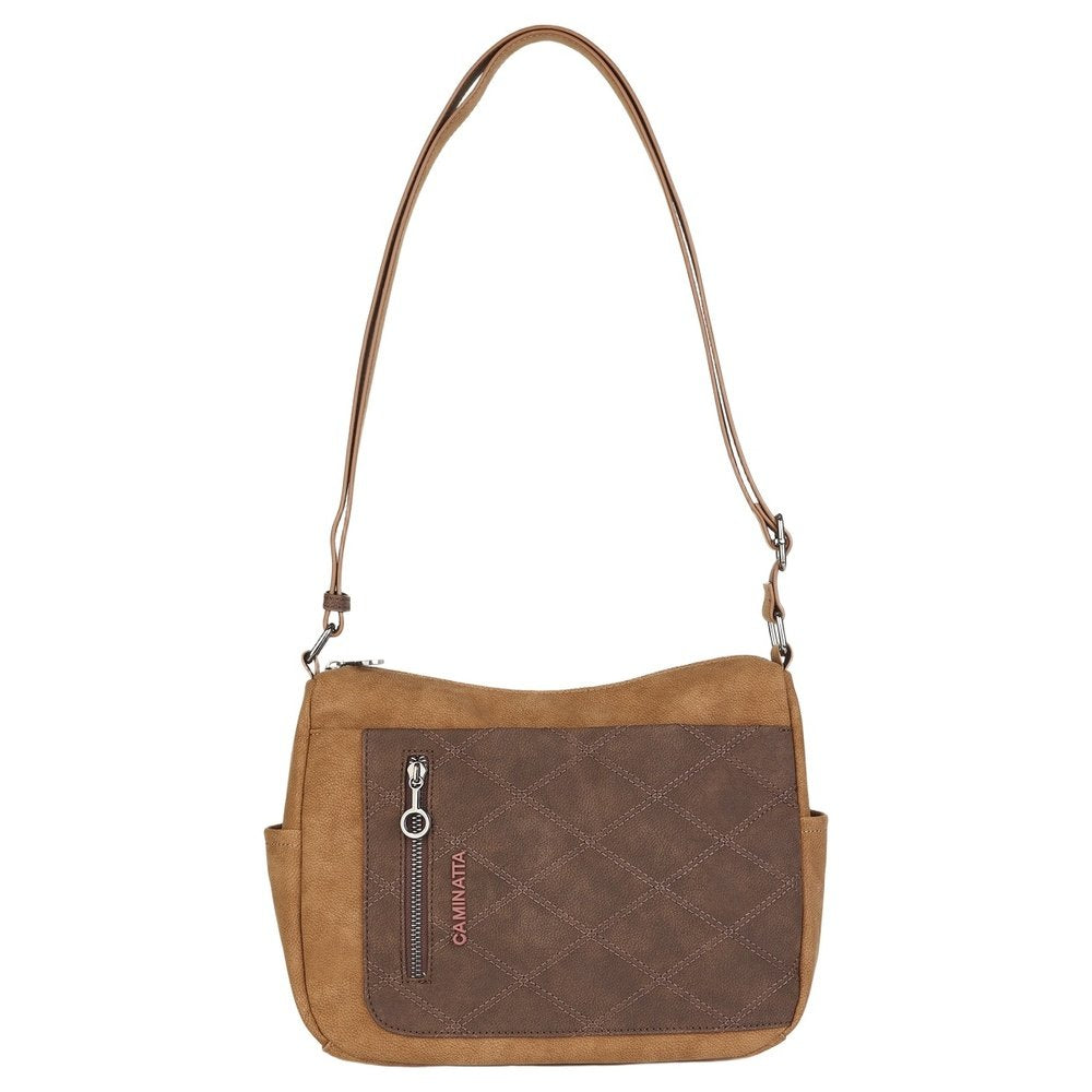 BOLSO BANDOLERA MACHADO CUERO 26X30X10 | CAMINATTA | 1 UNIDAD | 8432077124570
