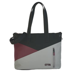 BOLSO SHOPPER CON ASA HOMBRO Y BANDOLERA UNAMUNO NEGRO 35X28 | CAMINATTA | 1 UNIDAD | 8432077124914