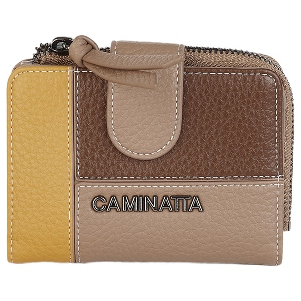 BILLETERO BROCHE Y CREMALLERA GONGORA TAUPE | CAMINATTA | 1 UNIDAD | 8432077125324 Imagen principal del producto