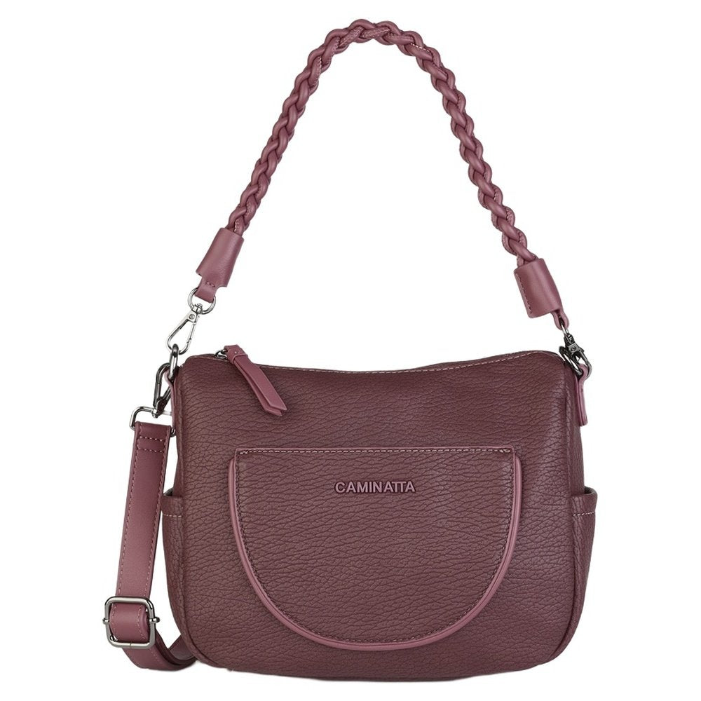 BOLSO BANDOLERA MISTRAL BERENJENA 22X23X8 | CAMINATTA | 1 UNIDAD | 8432077125478