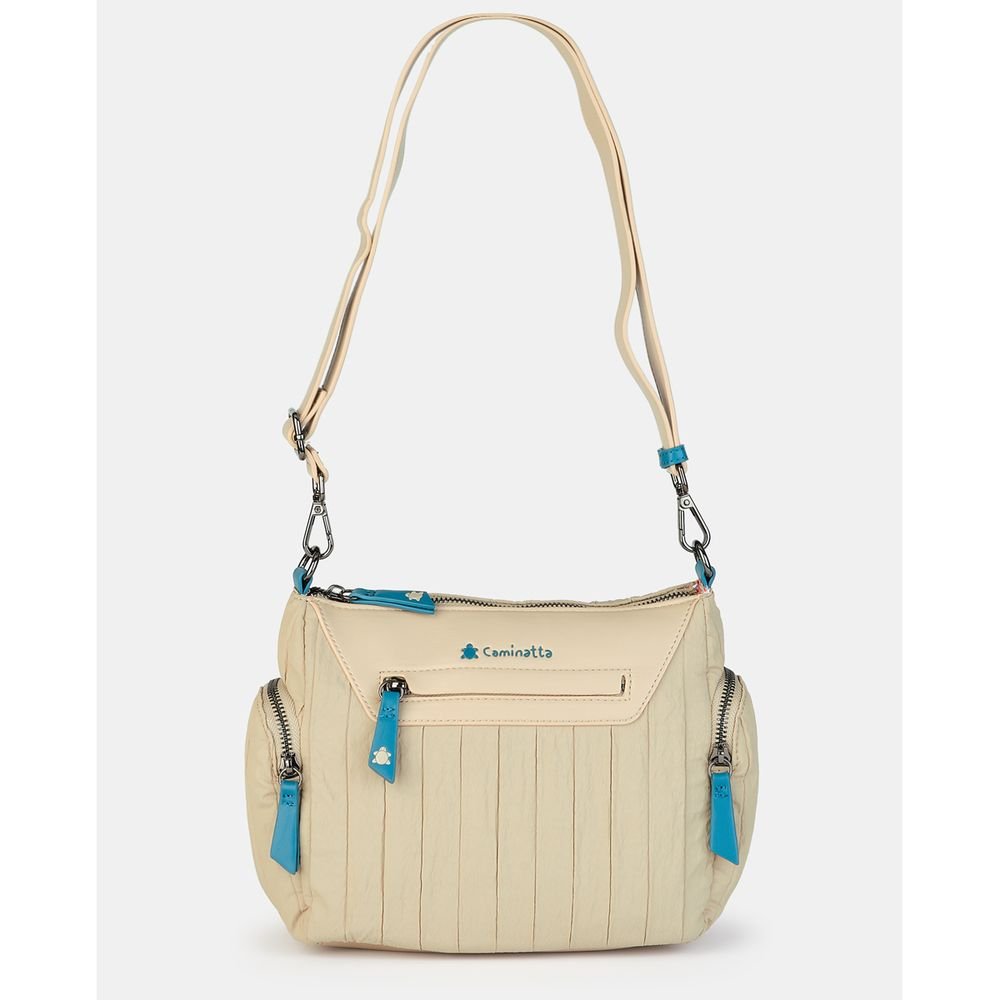 Bolso bandolera pequeño Amalfi Kaki 25x18 Papelería del Paseo Imagen principal del producto
