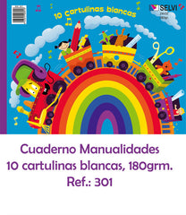BLOC 24X32 10H CARTULINA BLANCA 180G | 20 UNIDADES | (M, SELVI, S,A,)