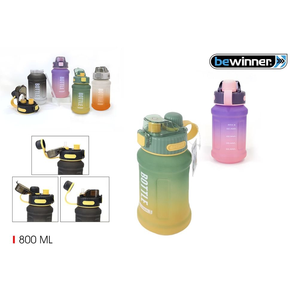 Botella Sport Bottle Multicolor 800 ml Bewinner