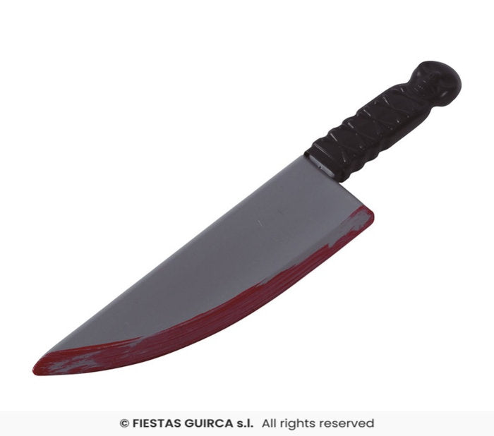 CUCHILLO CON SANGRE 37 CMS | LA CASA DE LOS DISFRACES | 1 UNIDAD | 138434077172385