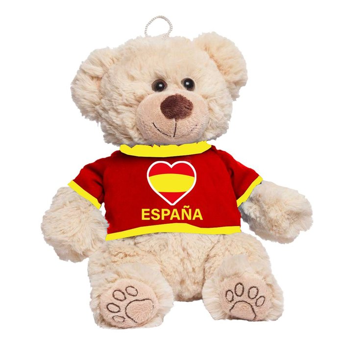 Peluche Oso Camisa Roja 20 cm Aurora Imagen principal del producto