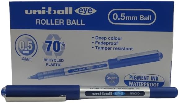 Pack 14 Bolígrafos Uni-ball Eye Micro Azul 0,5 mm