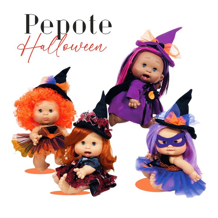 EXPOSITOR 8 PEPOTES HALLOWEEN | NINES D'ONIL | ENVASE 8 UDS. UNIDAD | 8435054304545 Imagen principal del producto