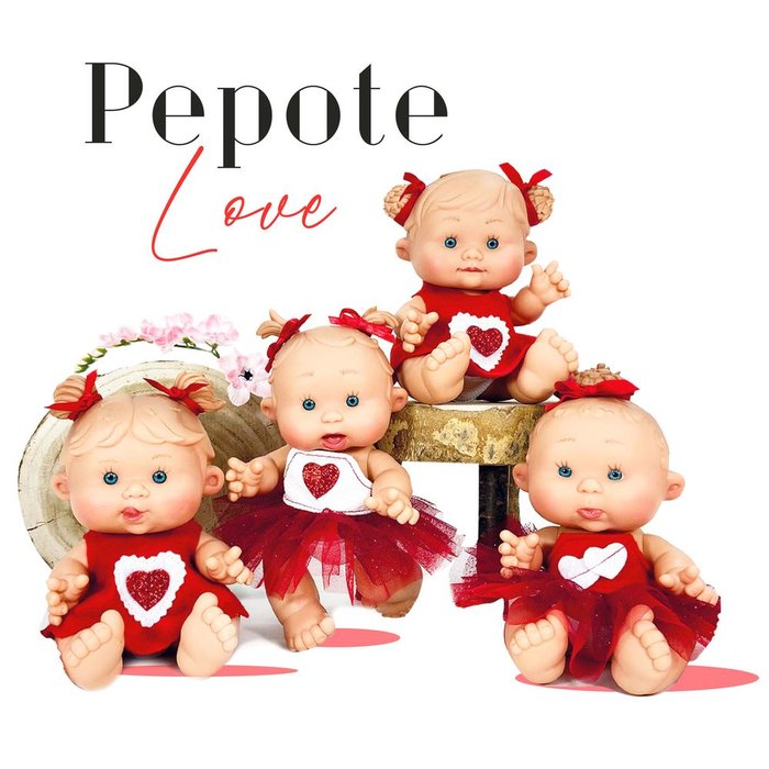 EXPOSITOR 8 PEPOTE ORIGINAL LOVE | NINES D'ONIL | ENVASE 8 UDS. UNIDAD | 8435054304743 Imagen principal del producto