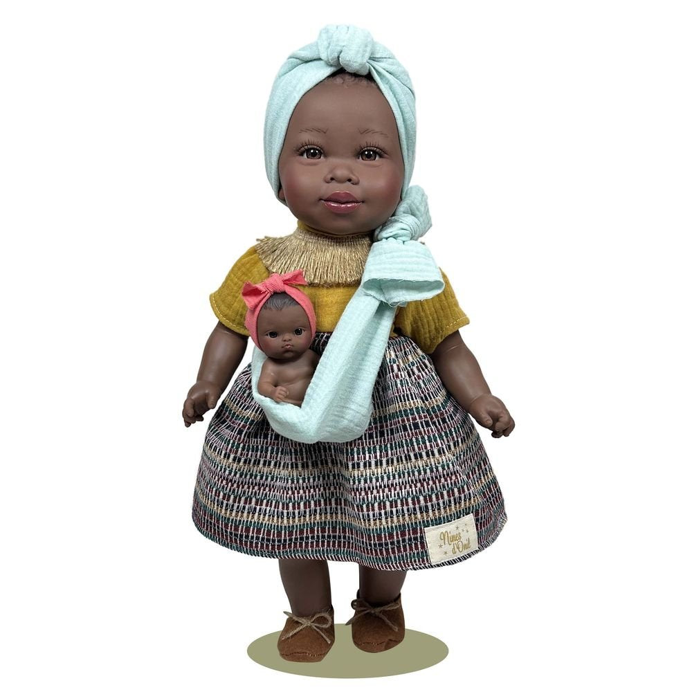Muñeca Maria con Bebe Brown Nines D'Onil
