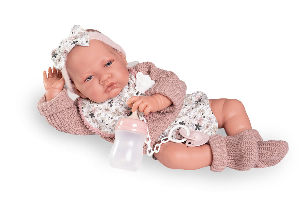 MUÑECA RECIEN NACIDA LUA BABERO | ANTONIO JUAN SL | 1 UNIDAD | 8435083634156