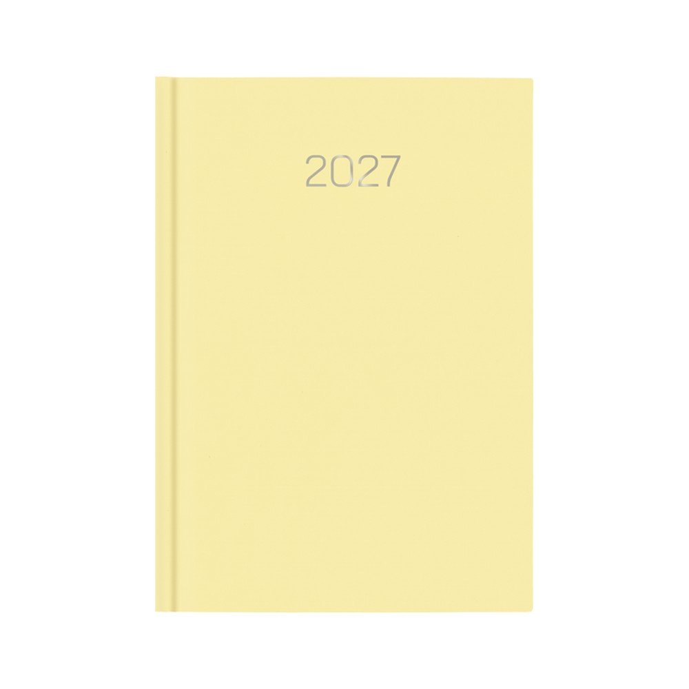 Agenda Anual 2027 D07 Premium Amarillo 14,5x20,5 cm Imagen principal del producto