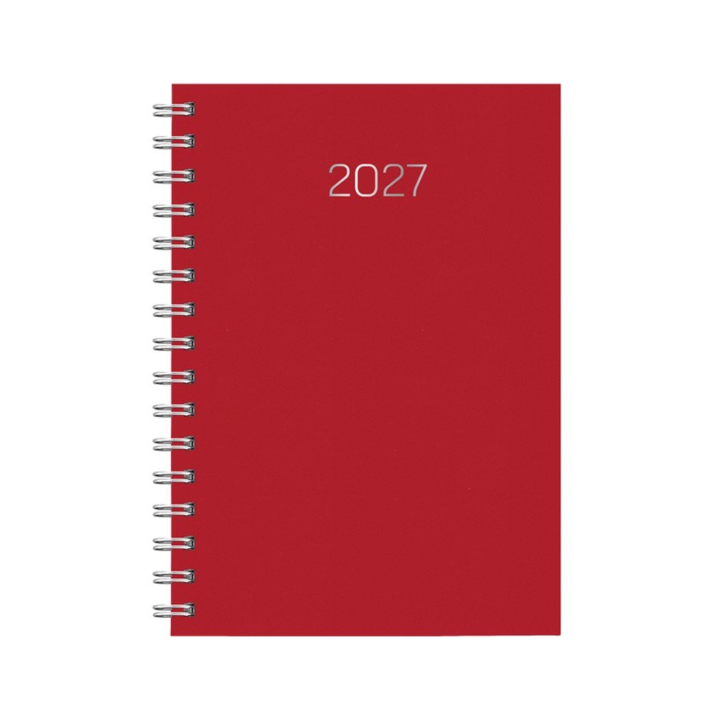 Agenda Anual 2027 D08 Lediberg Premium Rojo Imagen principal del producto
