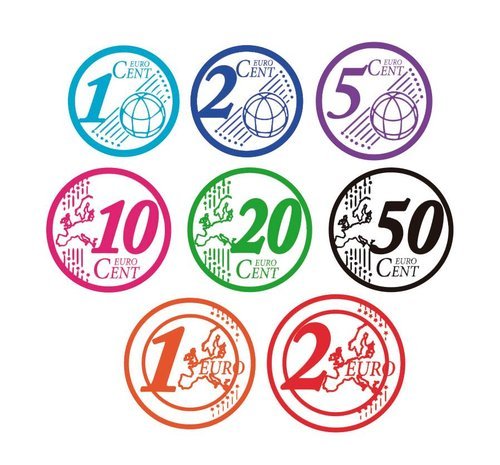 Sellos Monedas Euro 8U Fraga Pack 8 Unidades Imagen principal del producto