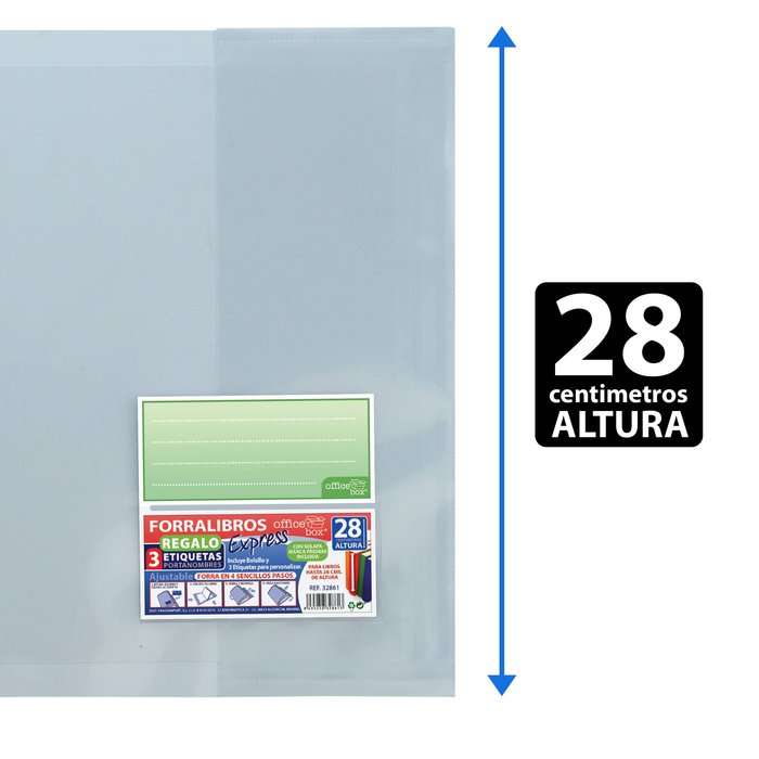 Forro Libro Express 28 cm Ajustable FRAGA Imagen principal del producto