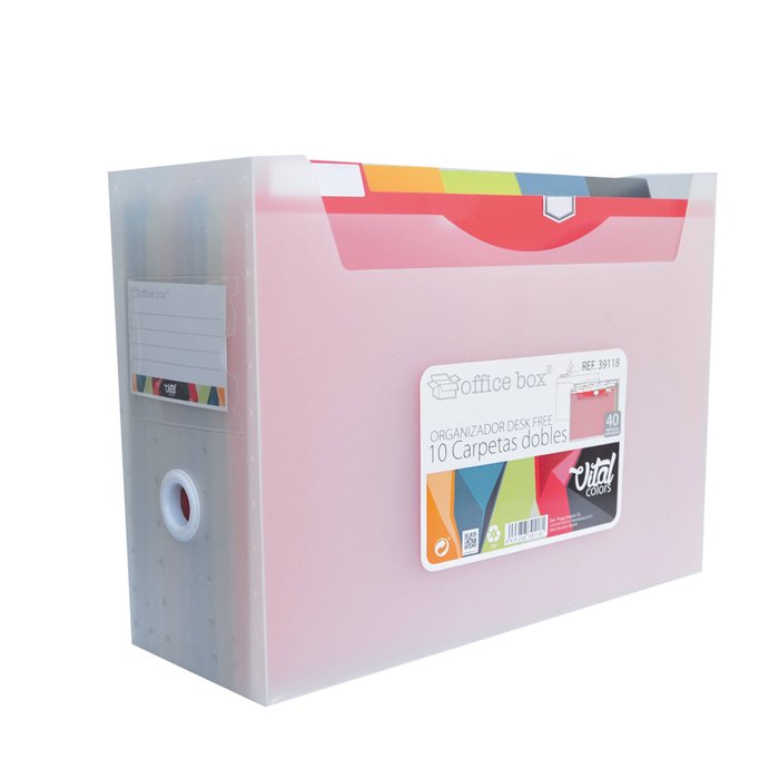 ORGANIZADOR DESK FREE CARPETA DOBLE VITAL COLORS | 1 UNIDADES | (FRAGA) Imagen principal del producto