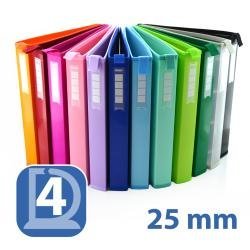 Carpeta A4 4 Anillas 25mm Mixta PP Color Line Surtidas Fraga Imagen principal del producto