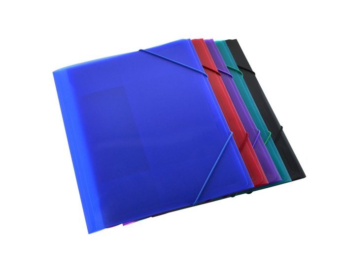 CARPETA A4 GOMAS SOLAPA PP COLORES SURTIDOS | 10 UNIDADES | (FRAGA) Imagen principal del producto