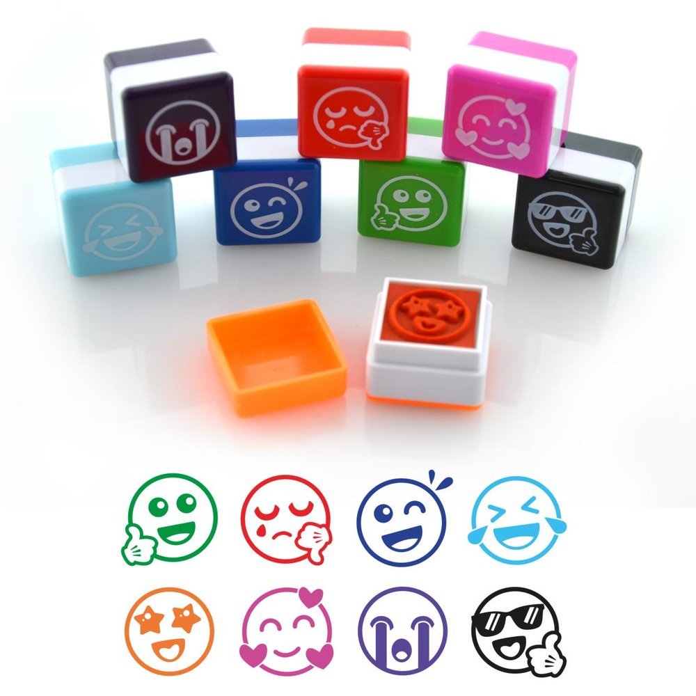 Sellos Motivacion Caritas Vibes Marca Fraga Pack 10 Imagen principal del producto