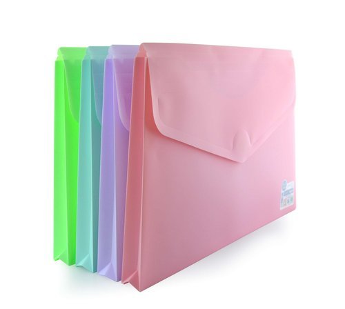 CARPETA SOBRE VELCRO CIERRE V-LOCK A4+ FUELLE BLUSH 25X33,5 | 10 UNIDADES | (FRAGA) Imagen principal del producto