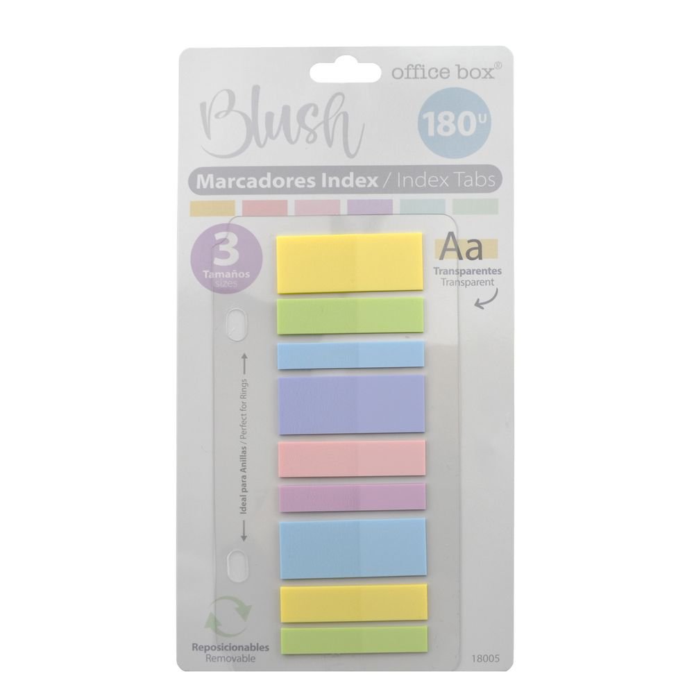 Blister 180 Marcadores Index Blush Fraga Imagen principal del producto