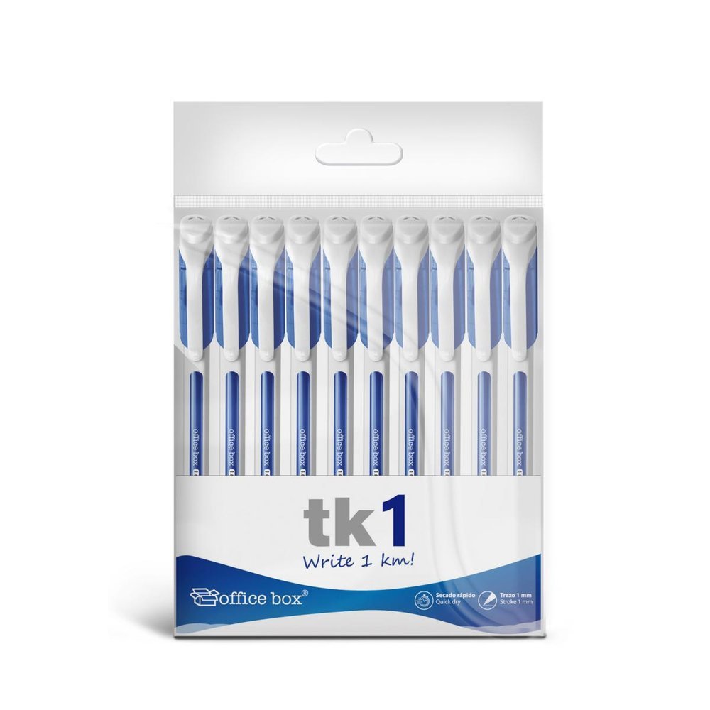 Pack 10 Bolígrafos TK1 Classic Color Azul Fraga Imagen principal del producto