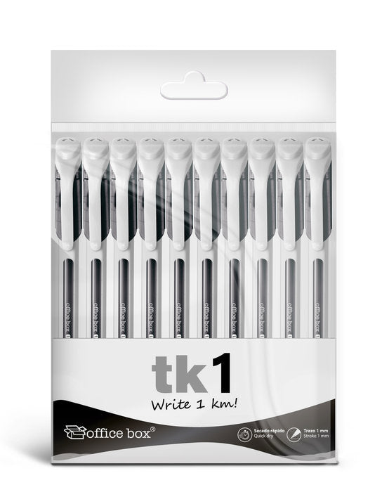 Pack 10 Bolígrafos TK1 Classic Color Negro Fraga Imagen principal del producto