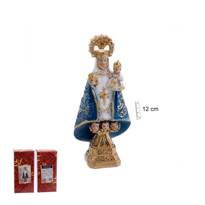 FIGURA VIRGEN COVADONGA AZUL 12 CM | FIGURAS SANTOS JAVIER | 1 UNIDAD | 8435266000419