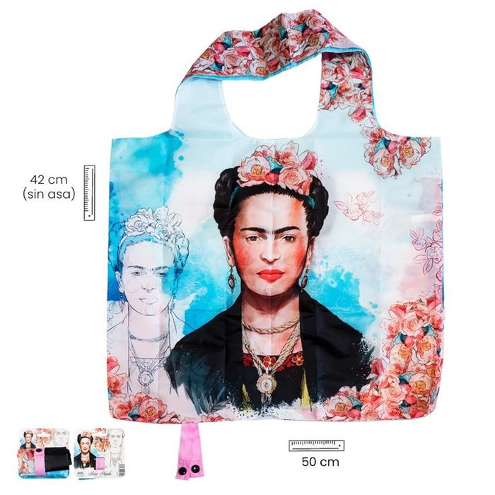 BOLSA PLEGABLE FRIDA 40X52 POLIESTER | PAPELERIA JAVIER