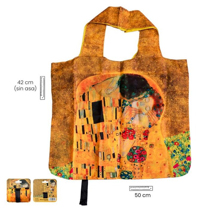 BOLSA PLEGABLE EL BESO | PAPELERIA JAVIER