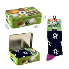 LATA CALCETINES FUTBOL AZUL MARINO TALLA UNICA | PAPELERIA JAVIER | 1 UNIDAD | 8435266029403